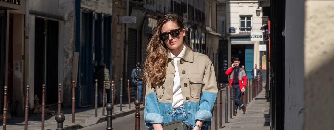 The total denim look